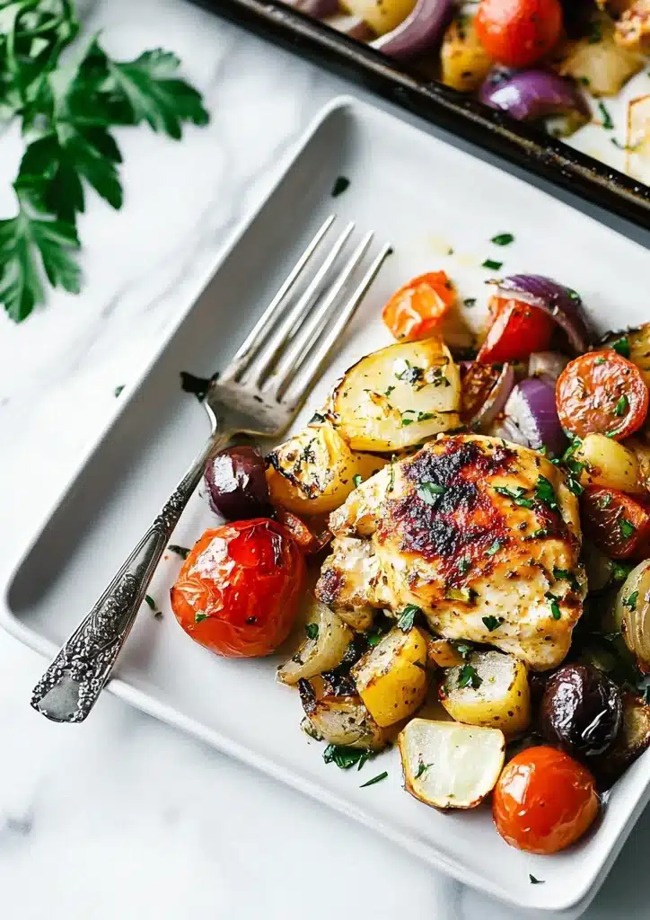 Greek Sheet Pan Chicken – A One-Pan Wonder! - Things Cook