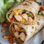 chicken burritos stacked on top of each other with the words chipotle ranch grilled