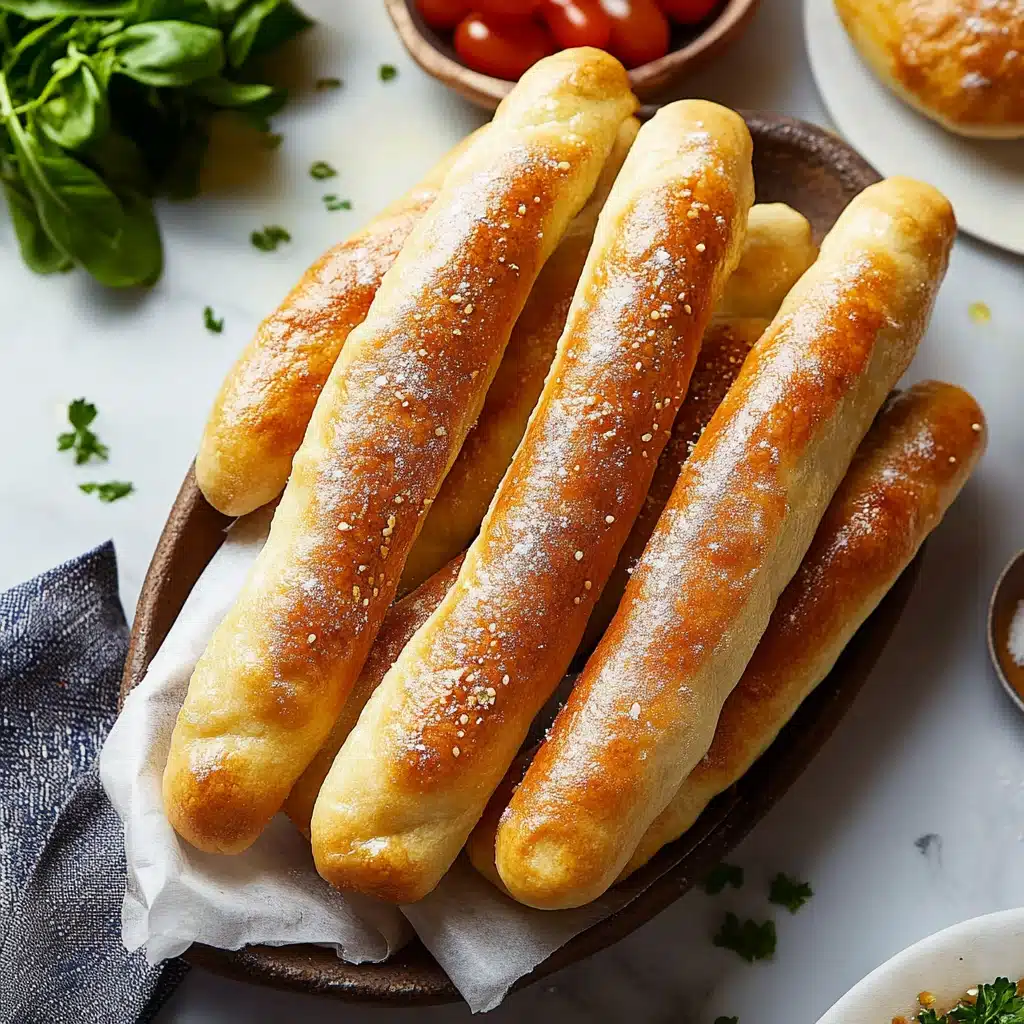 olive garden breadsticks recipe on a cutting board