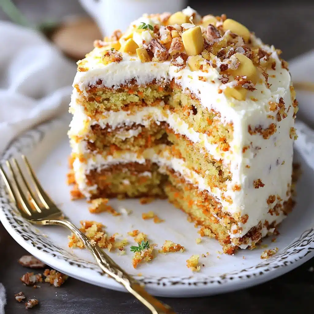 two slices of carrot cake on plates with forks