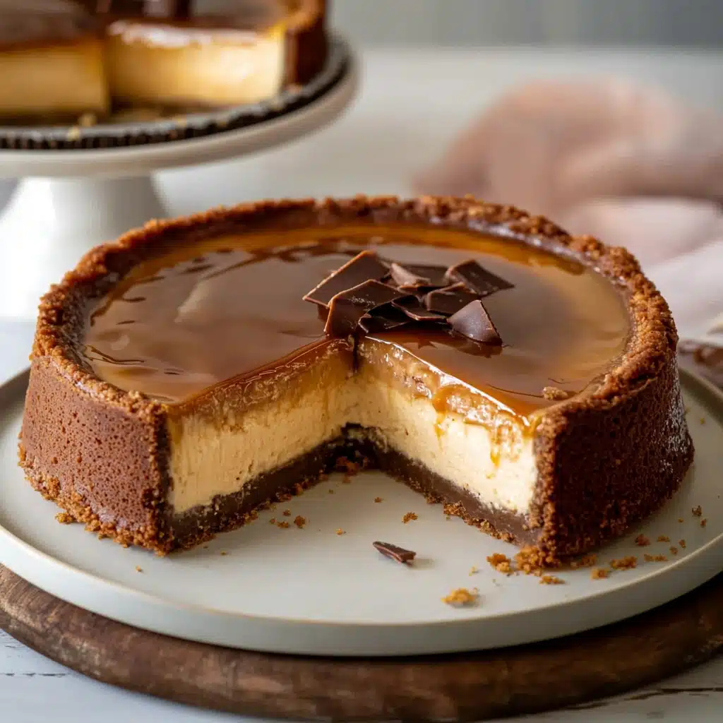 Chocolate Caramel Cheesecake