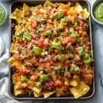 the best loaded nachos recipe in a casserole dish