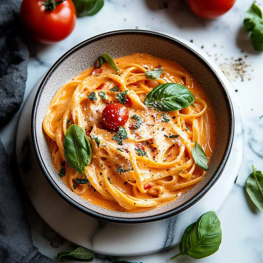 the best creamy one pot tomato pasta