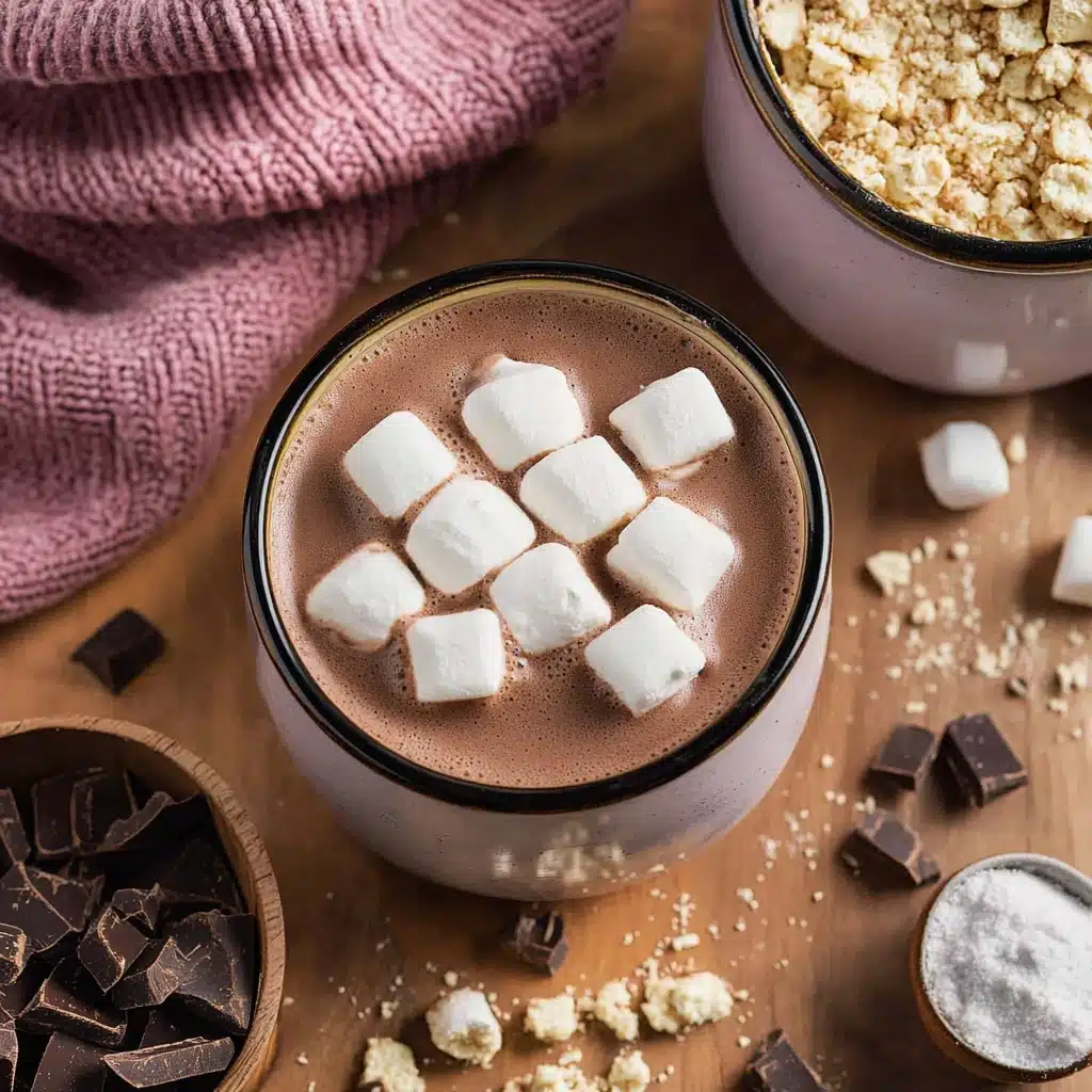 the best homemade hot chocolate mix in a mason jar