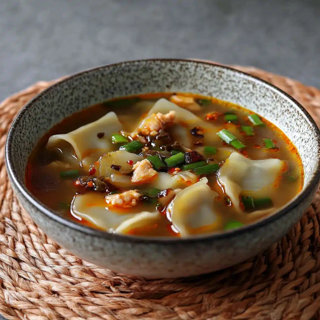 two pictures showing different types of soup in bowls