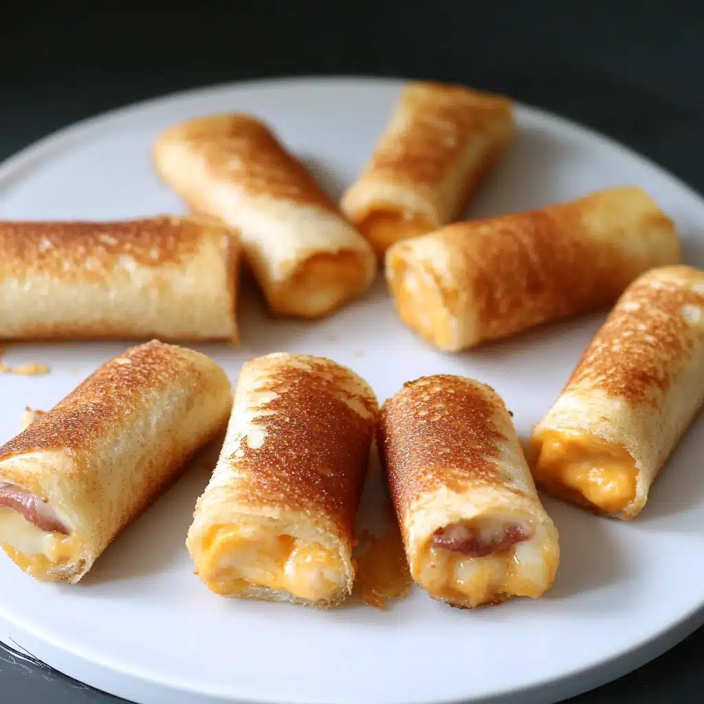 grilled cheese roll - ups on a white plate with text overlay that reads grilled cheese roll - ups