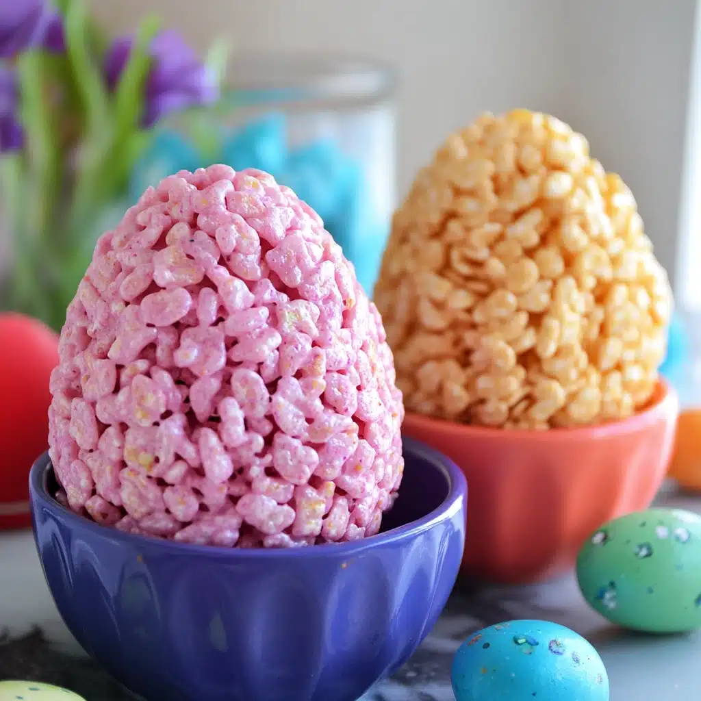 two pictures one shows an easter egg and the other shows how to decorate eggs with crochet
