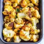 crispy roasted cauliflower is an easy and delicious appetizer for any occasion