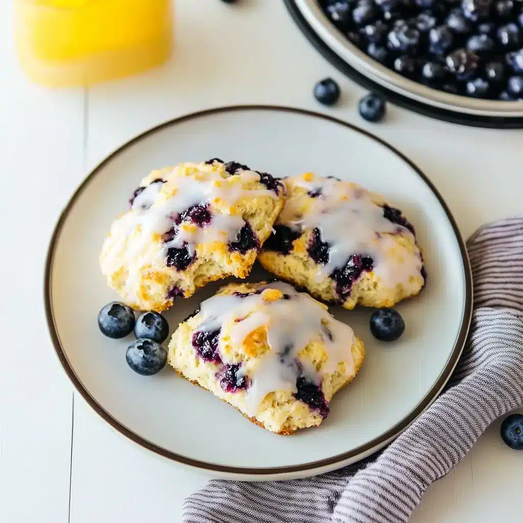 Sweet Blueberry Biscuits