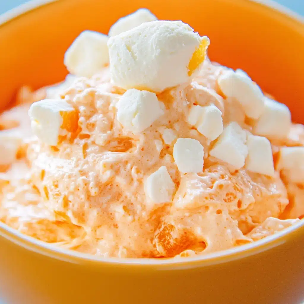 orange fluff in a white bowl next to some oranges