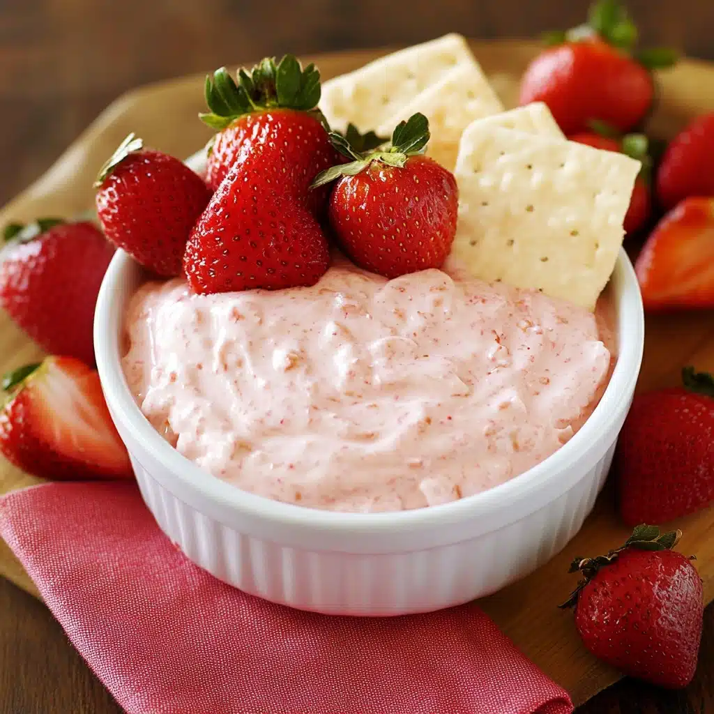 Strawberry cheesecake dip is a creamy, fluffy, no-bake appetizer with all the flavors of cheesecake - in a fraction of the time!
