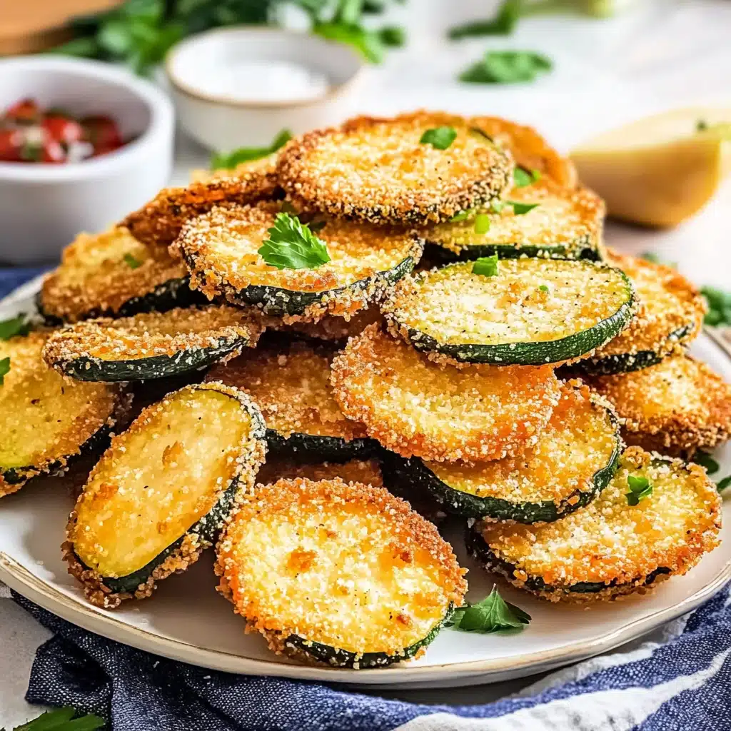 crispy zucchini are a delicious and healthy side dish