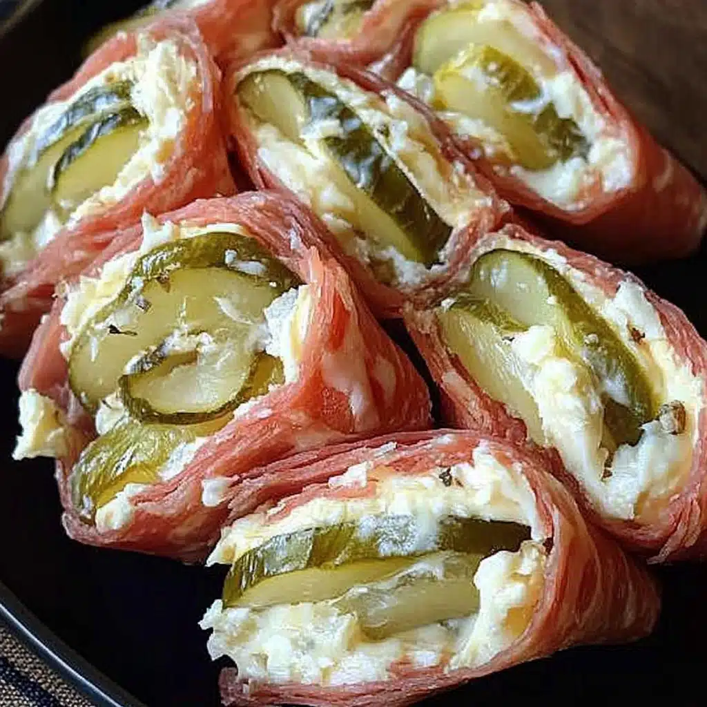 Lazy Cream Cheese Pickle Rolls