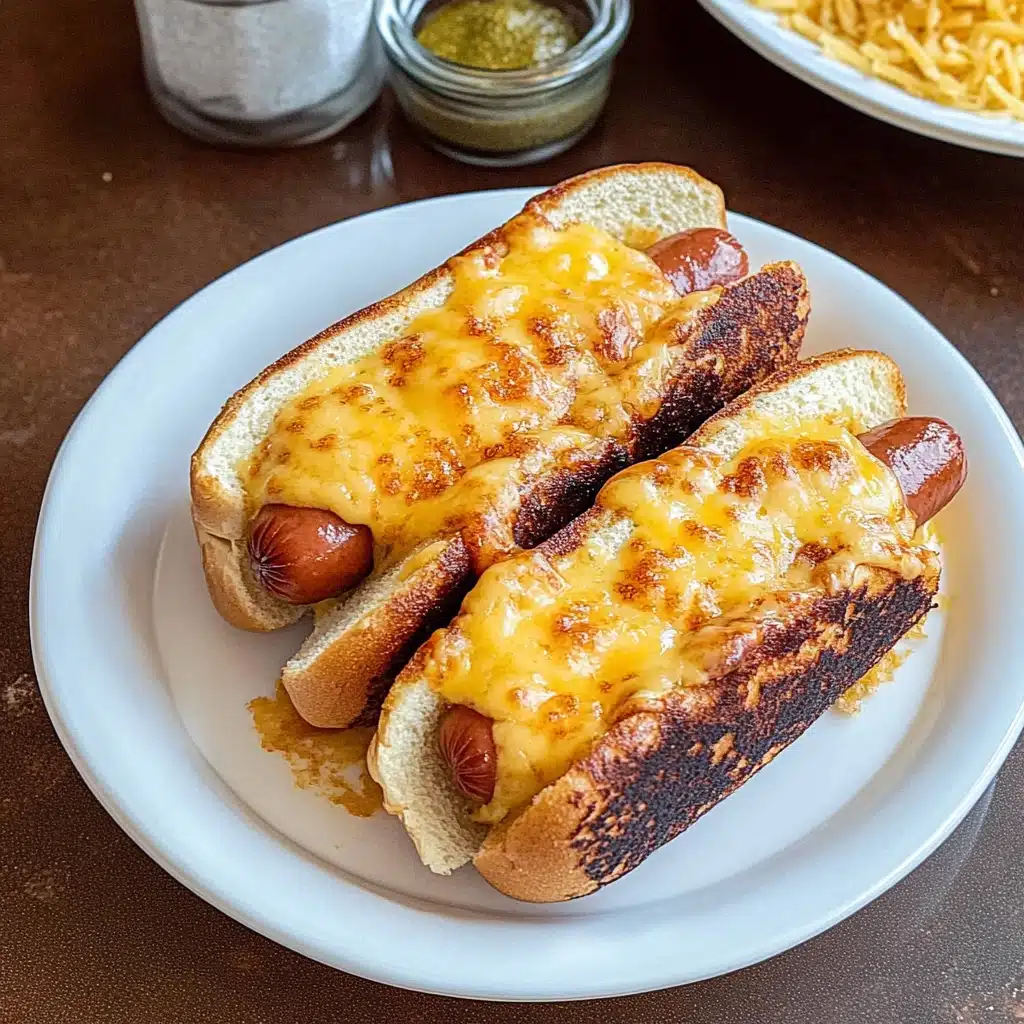 grilled cheese hot dogs on plates with ketchup