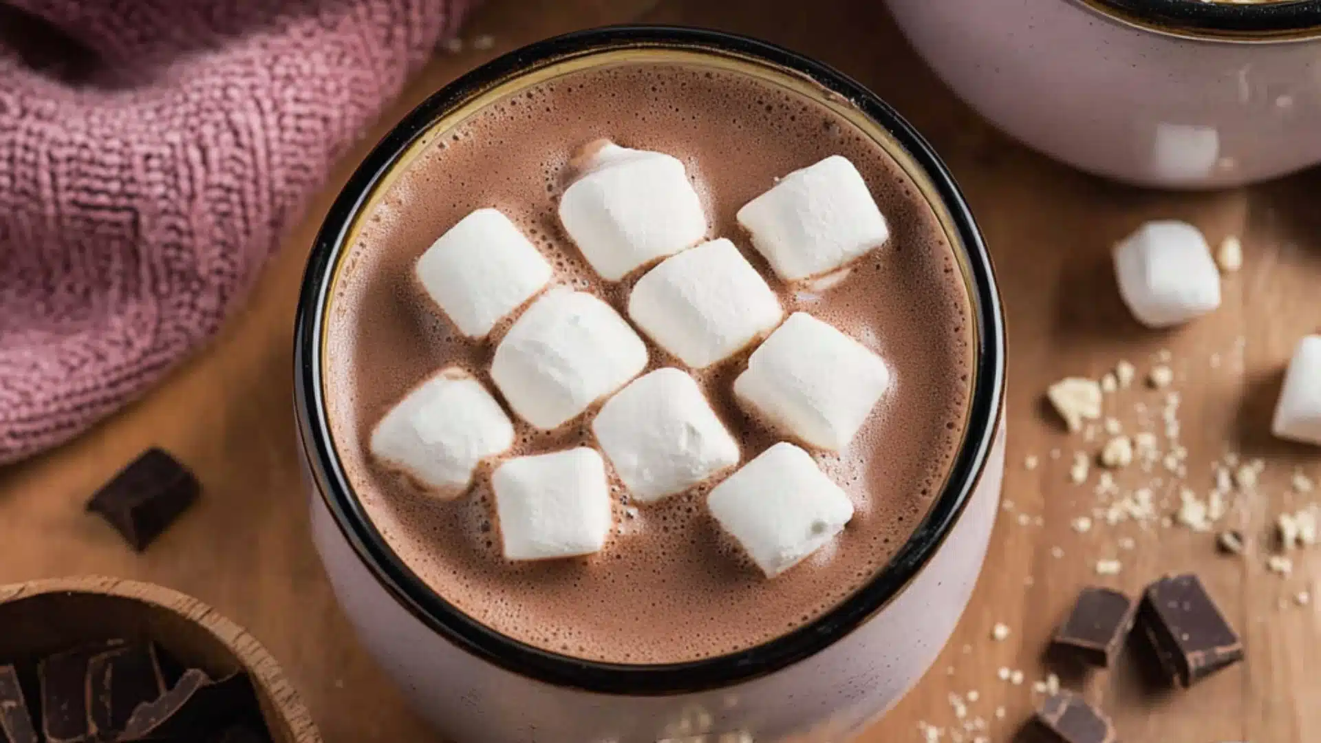 the best homemade hot chocolate mix in a mason jar