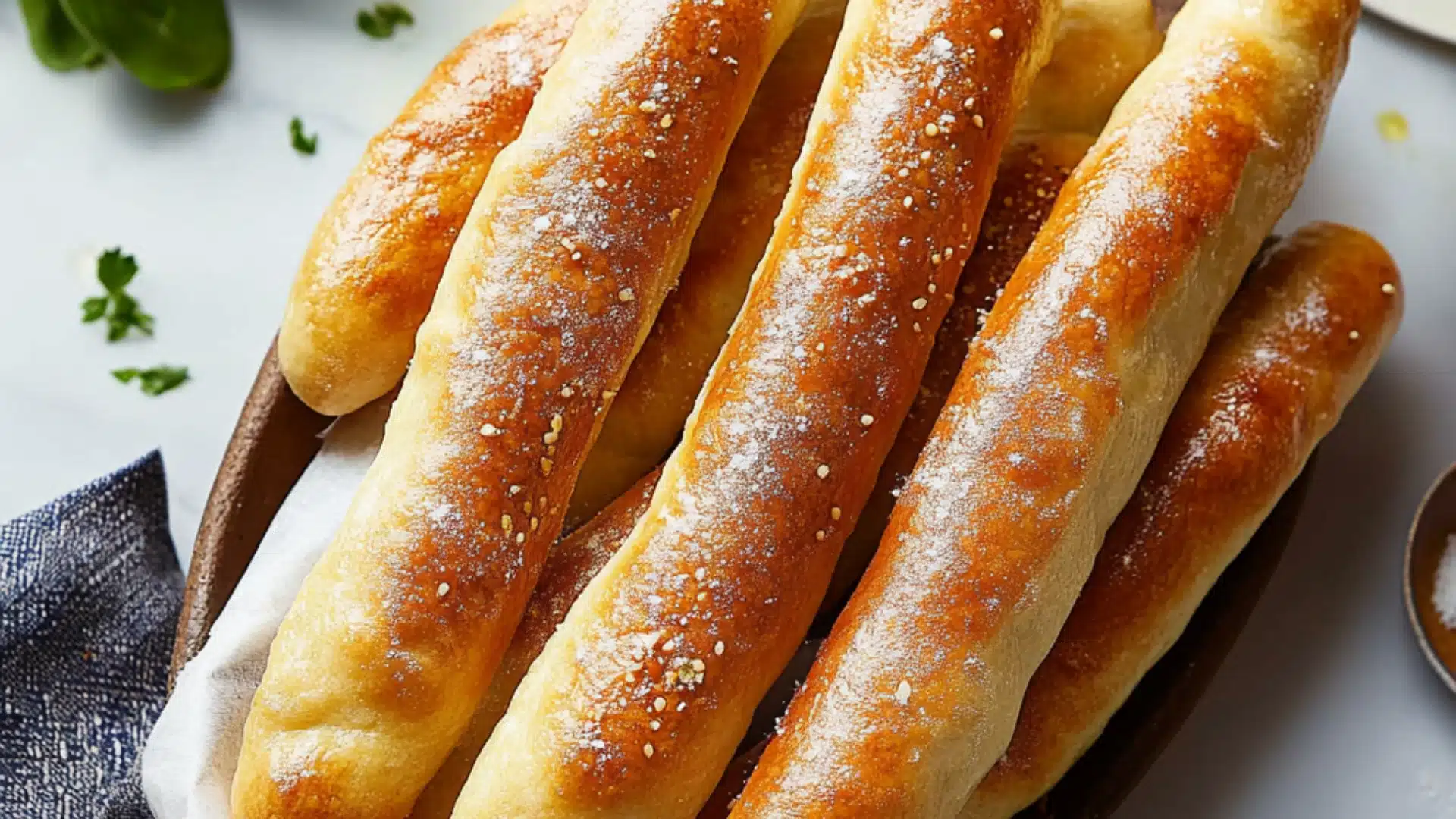 olive garden breadsticks recipe on a cutting board