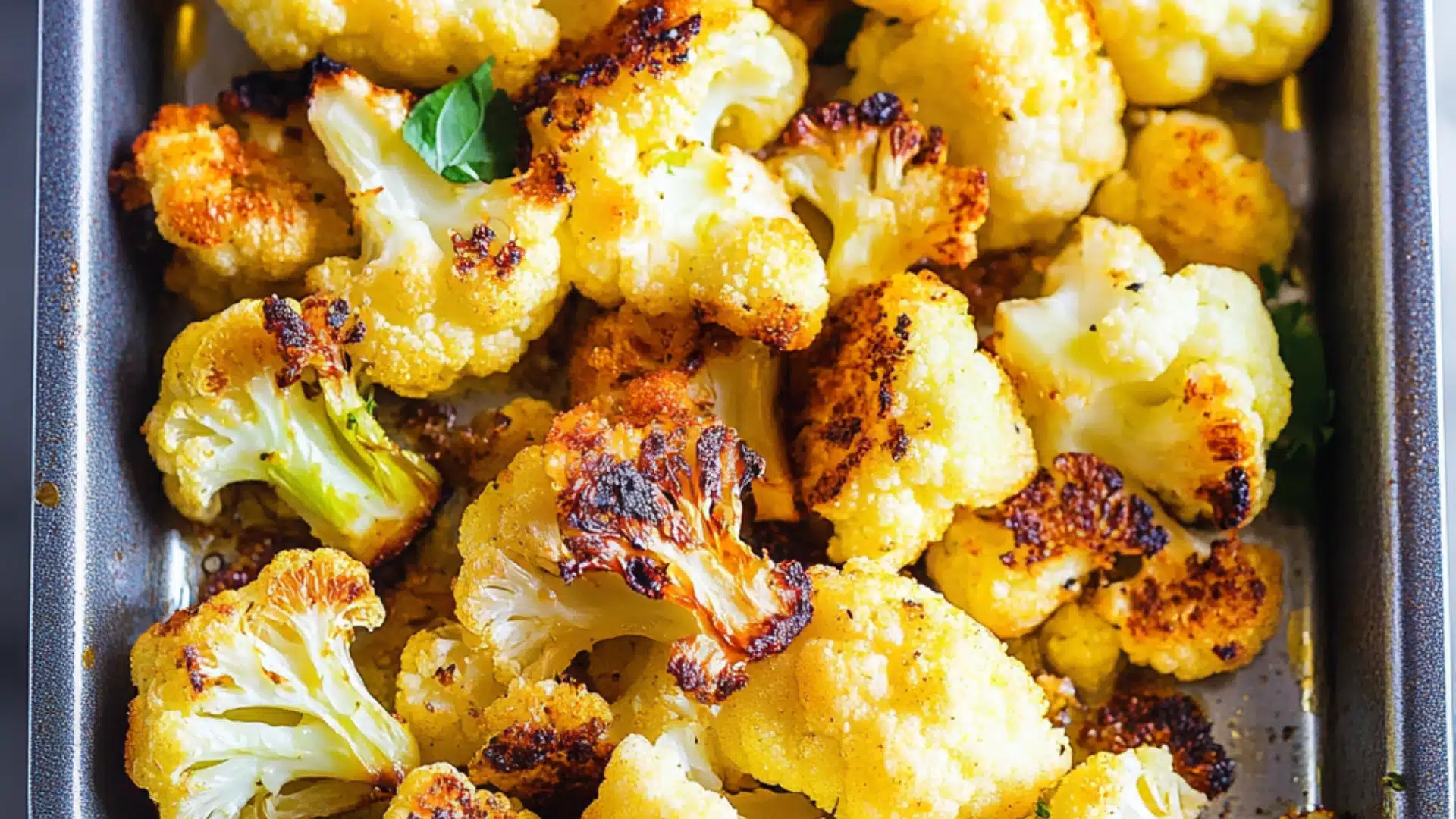 crispy roasted cauliflower is an easy and delicious appetizer for any occasion