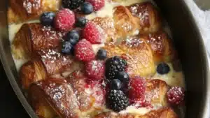 berry stuffed french toast with cream cheese and berries