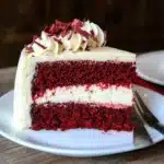 red velvet cheesecake recipe with decadent creamy on the top and bottom layer