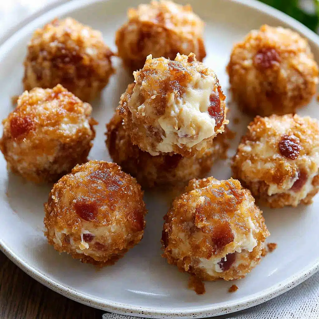a white plate topped with mini cheese balls
