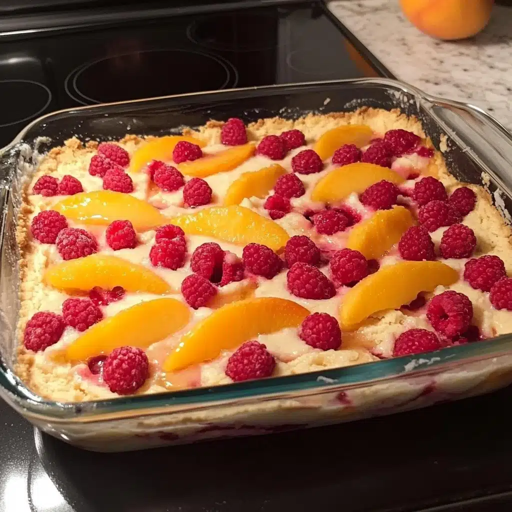 the best raspberry peach cobbler recipe