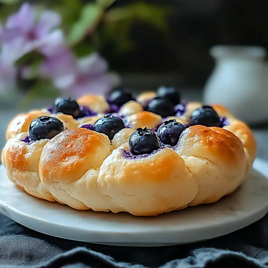 cottage cheese blueberry cloud bread with high protein low calories