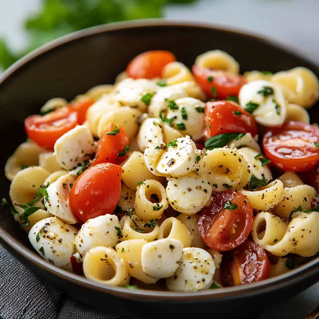 Image for Creamy Caprese Pasta Salad