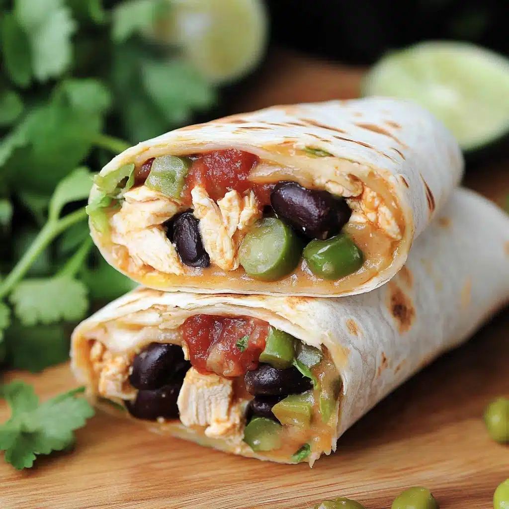 Easy Dinner Recipes Your Family will Love: Seven Layer Chicken Burritos