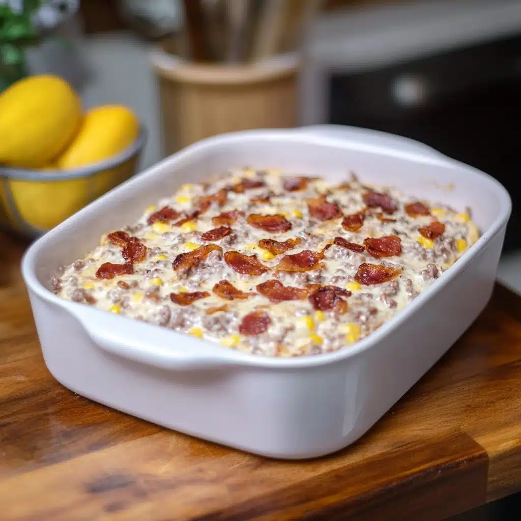 two pictures of bacon cheeseburger quesadilla dip