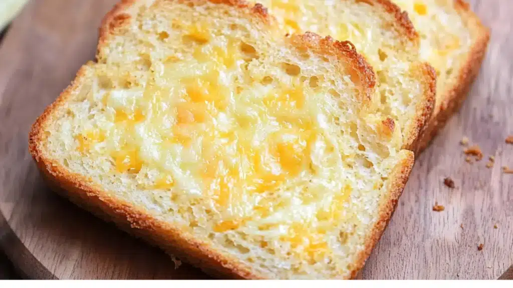 the best easy cheesy bread recipe is made with only three ingredients and it's so good to eat