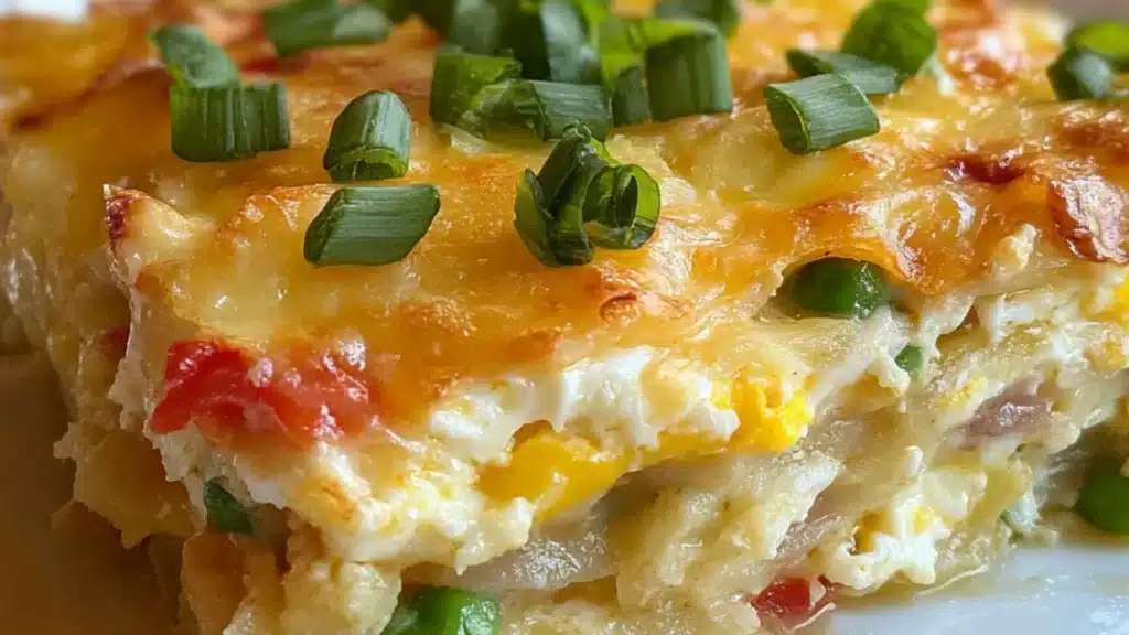 hash browns egg casserole recipe with eggs and cheese