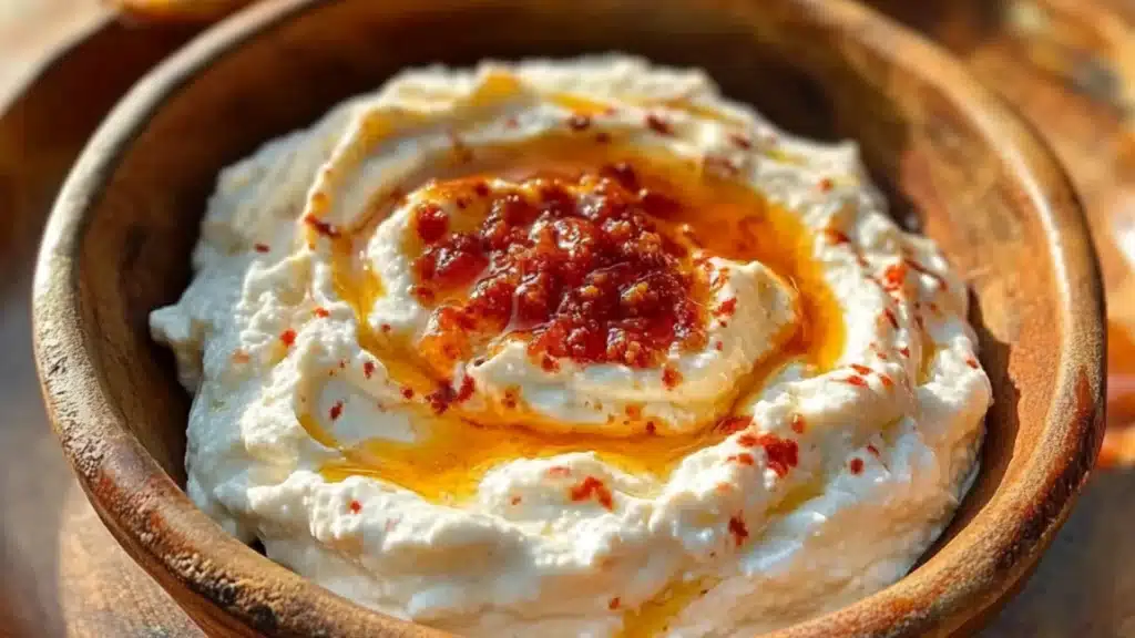 Image for Delicious Ricotta Dip with Hot Honey