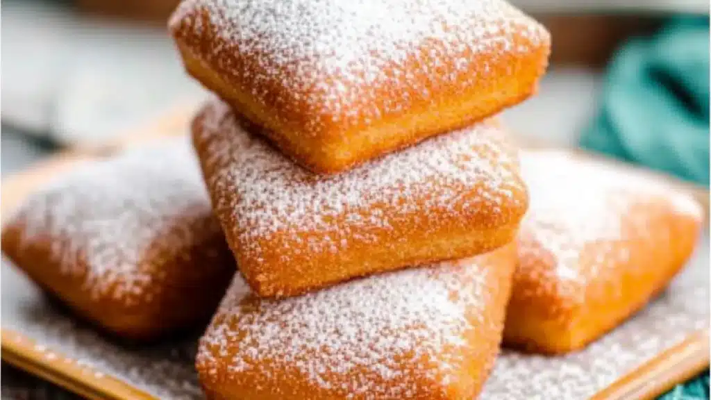the perfect fluffy pastry recipe is made with vanilla french cremels and powdered sugar