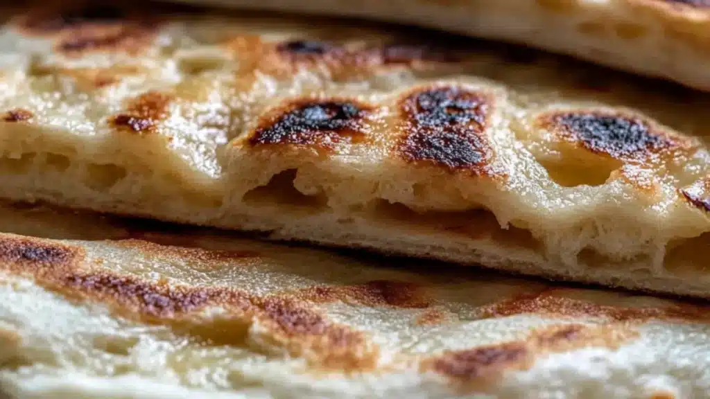 there are three different types of breads on the table with text overlay that reads, 3 ingredients - turkish bread