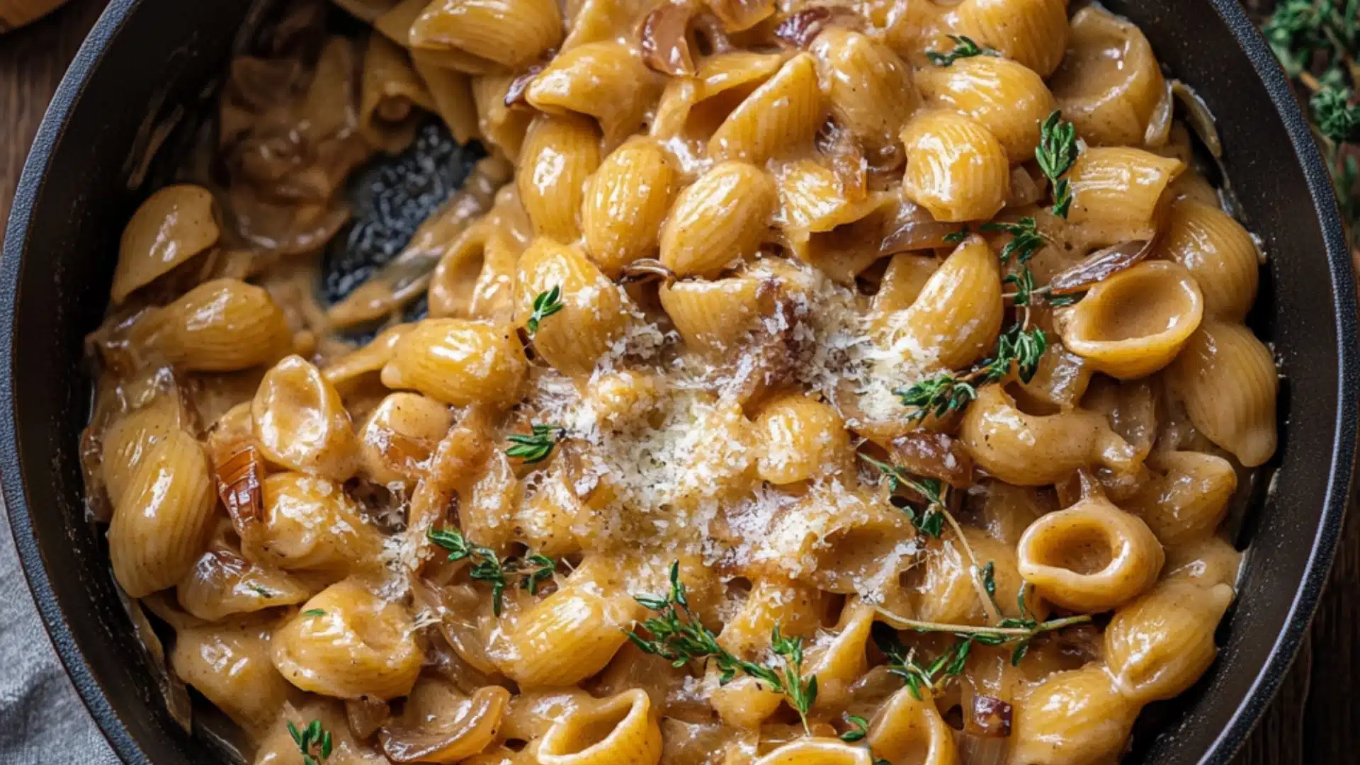a white bowl filled with pasta covered in sauce