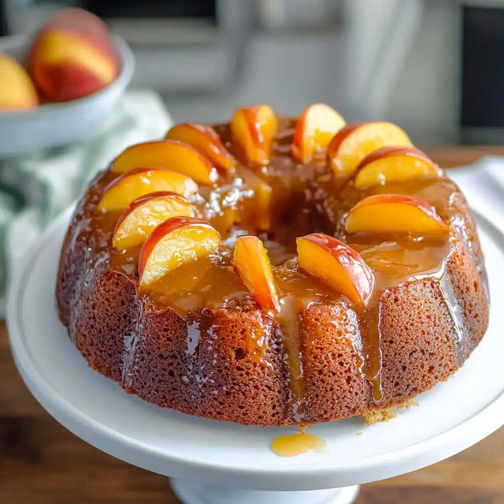 Fresh Peach Bundt Cake
