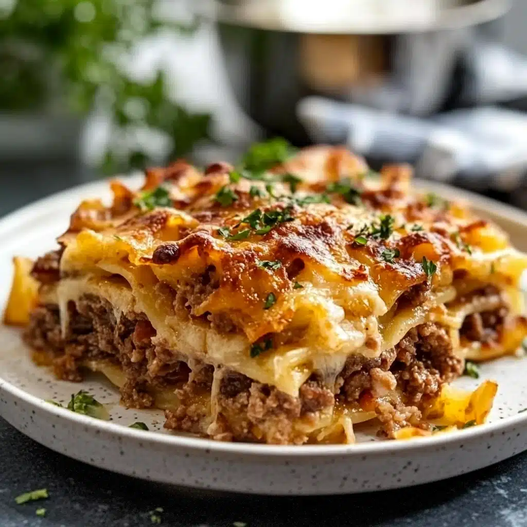 French Onion Beef Pasta