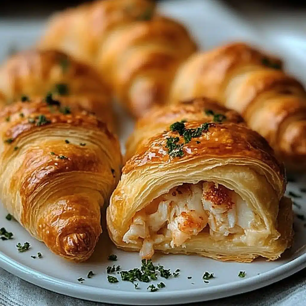 Crab and Cheese Filled Crescent Rolls