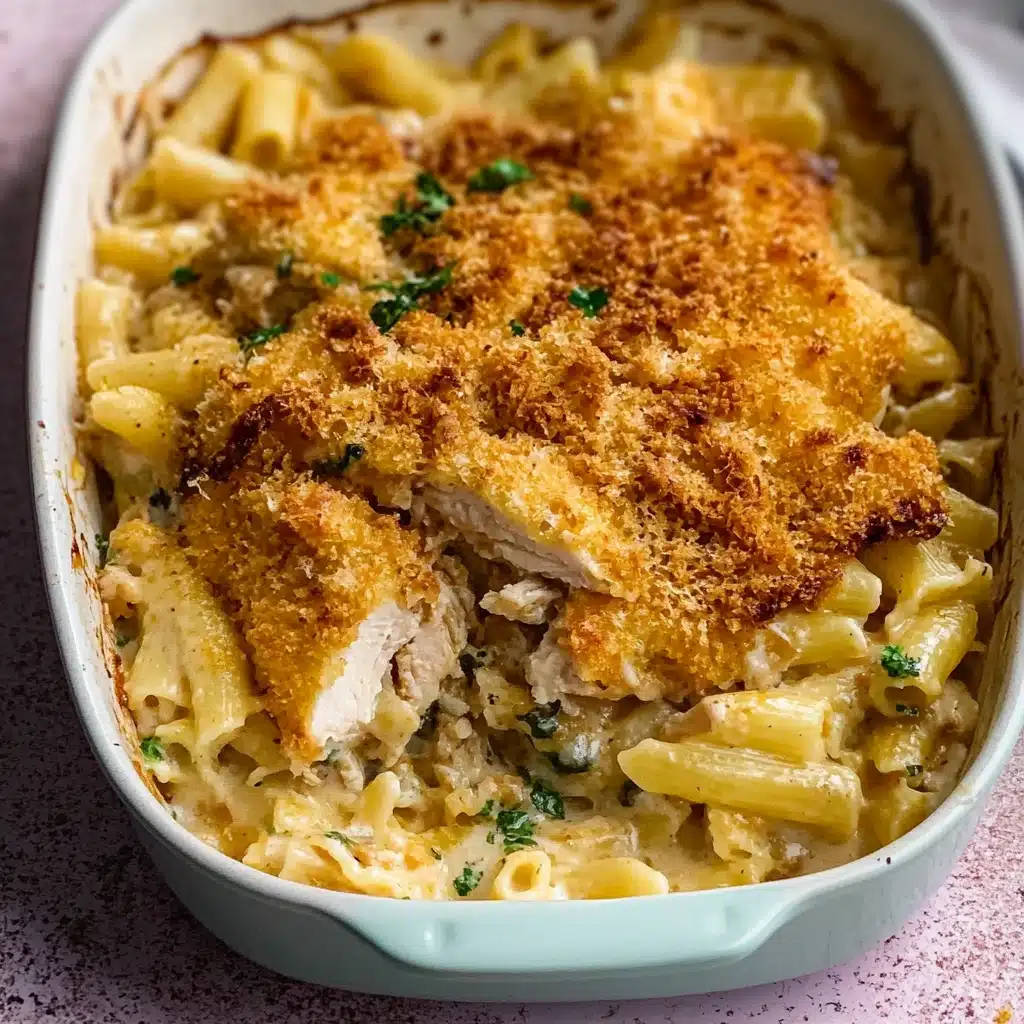 Chicken Kiev Pasta Bake