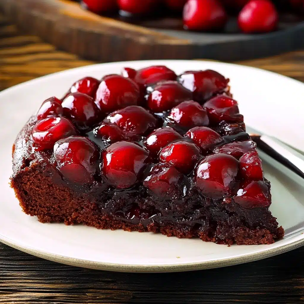 Upside Down Chocolate Cake