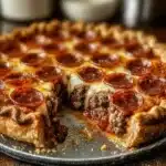 Pizza With Hamburger Meat