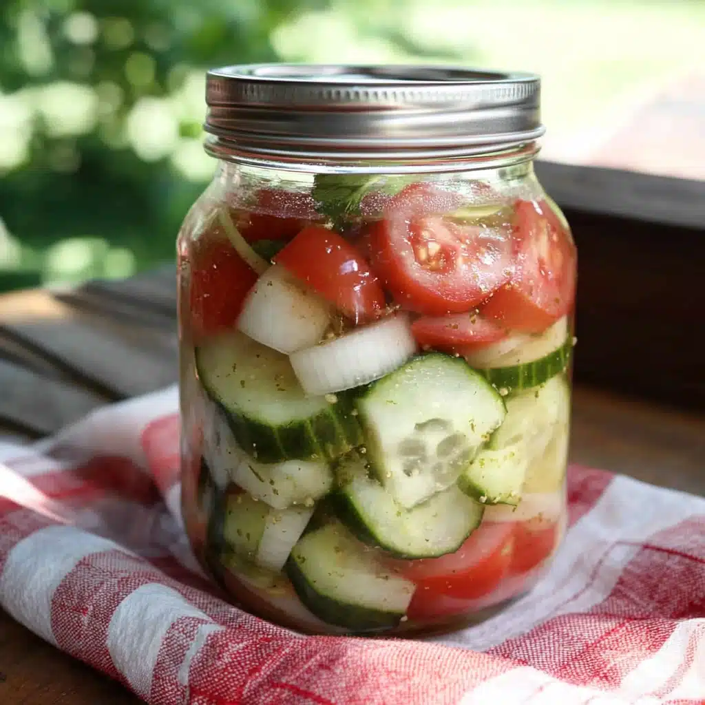 German Cucumber Tomato Salad
