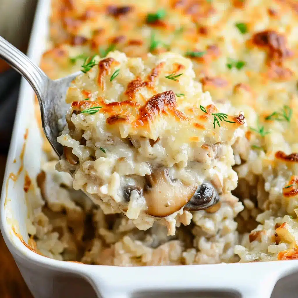 Chicken Mushroom Rice Casserole