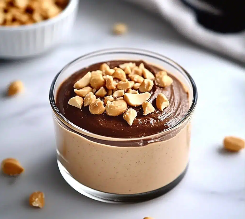 5-Minute Cottage Cheese Peanut Butter Mousse