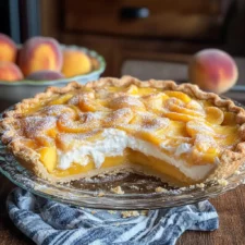 Sweet and Creamy Peaches and Cream Pie Recipe