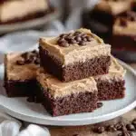 decadent coffee brownies with a mocha twist are the perfect dessert for any occasion