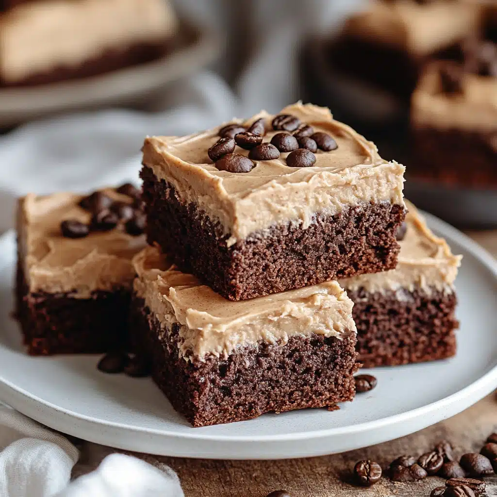 decadent coffee brownies with a mocha twist are the perfect dessert for any occasion