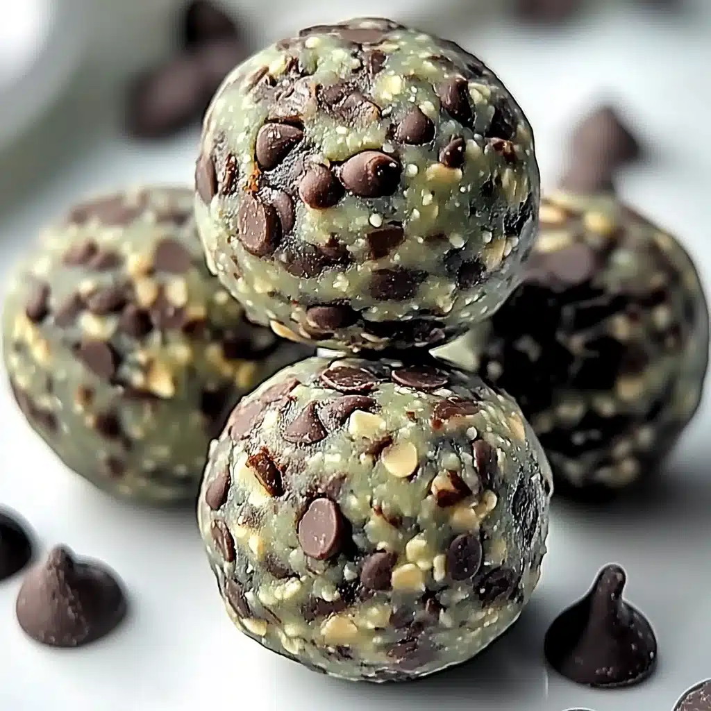 Mint Chocolate Chip Protein Balls