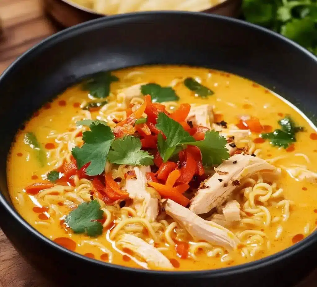 Coconut Chicken Noodle Soup