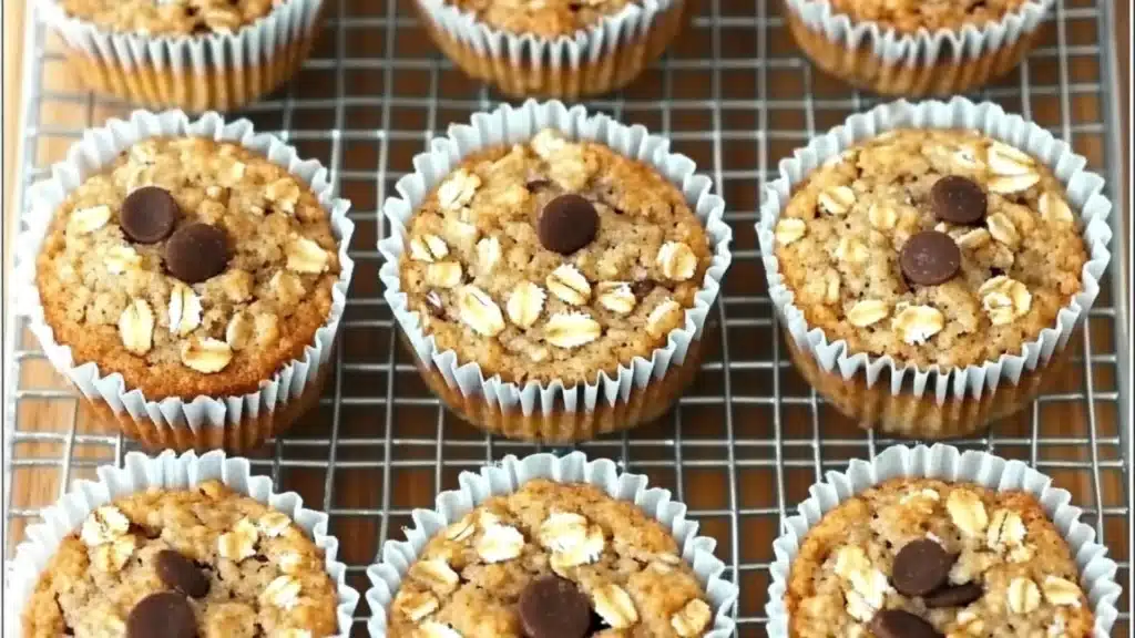 Breakfast Oatmeal Cupcakes To Go
